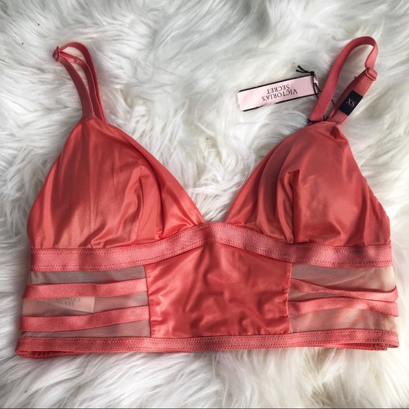 Victoria's Secret Other - VS | orange satin bra bralette new